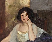 Retrato de Ellen Roosval von Hallwyl (1918)