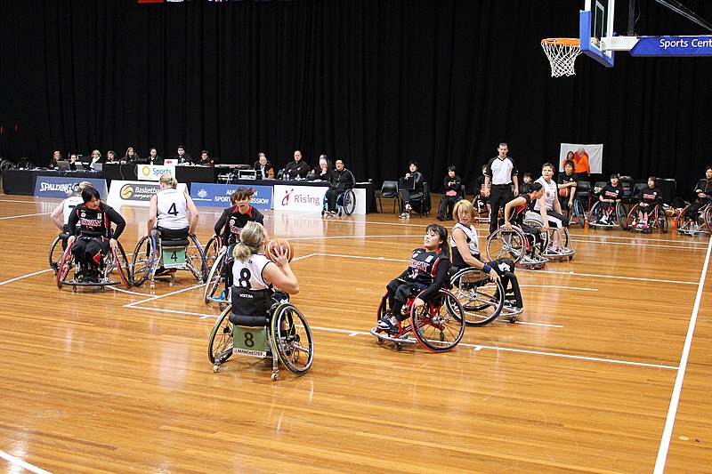 File:Germany vs Japan women's wheelchair basketball team at the Sports Centre (IMG 3130).jpg