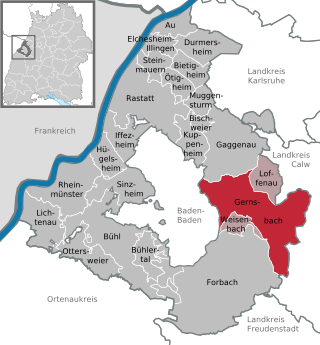 Gernsbach - Localizazion