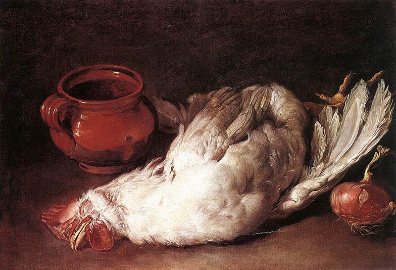 File:Giacomo Ceruti - Still-Life with Hen, Onion and Pot - WGA4678.jpg