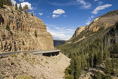 Golden Gate Canyon in Yellowstone National Park