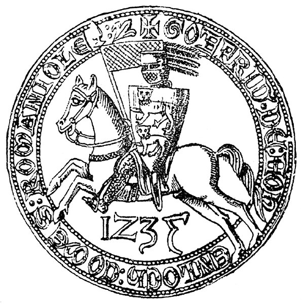 Seal of Gottfried of Hohenlohe (1235)