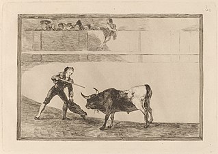 Goya - Pedro Romero matando a toro parado (Pedro Romero Killing the Halted Bull).jpg