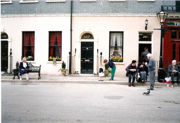 The Baker Street set at Granada Studios