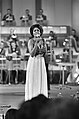 Nancy Wilson tijdens het Grand Gala du Disque Populaire 1968