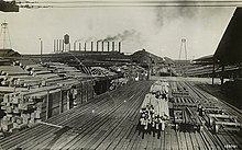 Lumber drying yard of Great Southern Lumber Company GreatSouthernLumberCompany DryingYard.jpg