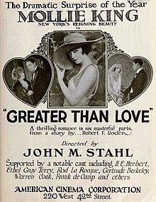 Resmin açıklaması Greater Than Love (1919) - Ad 1.jpg.