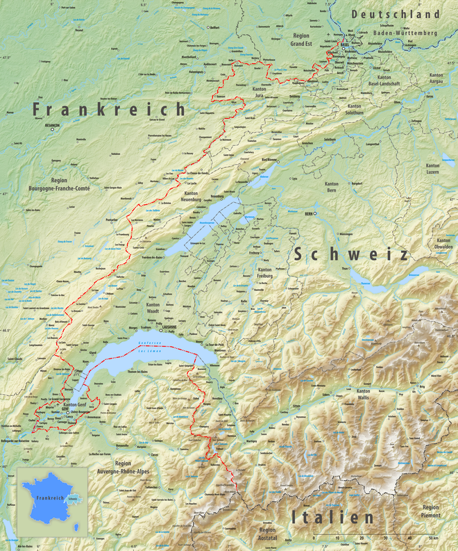 Frontiere Entre La France Et La Suisse Wikiwand