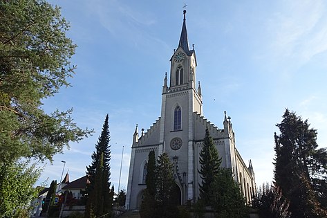 Catholic Church of Saint Conrad - north façade (main façade)