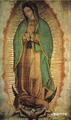 Sinakasrohelises mantlis Guadalupe Neitsi