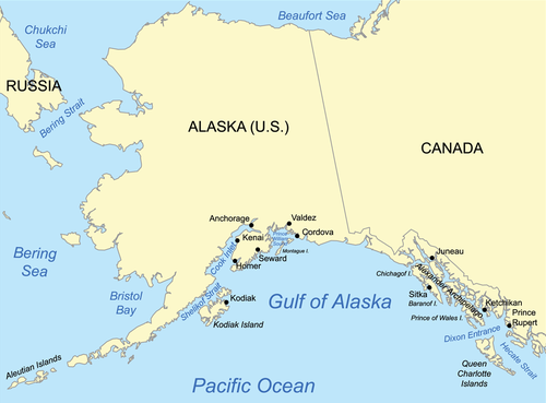 golfe d alaska carte Gulf Of Alaska Wikiwand golfe d alaska carte