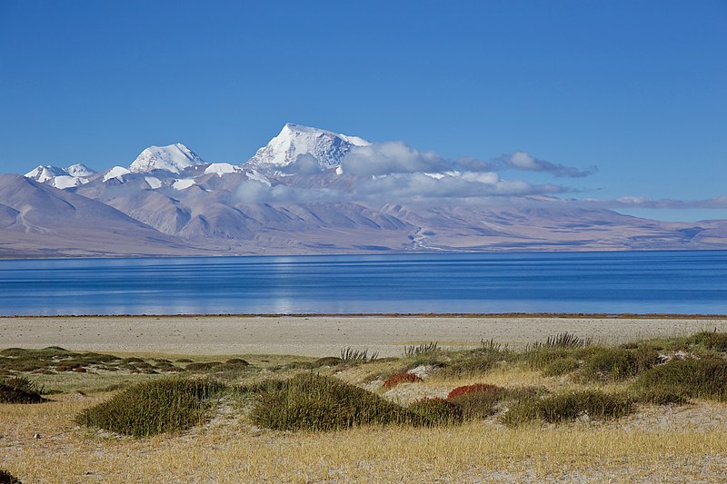 File:Gurla Mandhata & Manasarovar.jpg