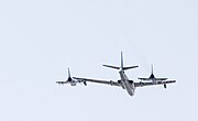 J-10 jet with two HY-6 aerial refueling tankers - 2015 China Victory Day Parade 2