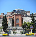 View of the apse with the butresses by Sinan