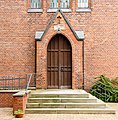 * Nomination Entrance in the west side of the evangelical-lutheran church of St. Marien in Handorf (Lower Saxony), built in 1852-54 --F. Riedelio 11:22, 24 December 2021 (UTC) * Promotion  Support Good quality. --Augustgeyler 11:55, 24 December 2021 (UTC)