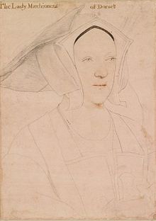 Margaret Grey, Marchioness of Dorset, by Hans Holbein the Younger, 1532-35 Hans Holbein the Younger - Margaret, Marchioness of Dorset RL 12209.jpg