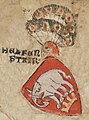 Helfenstein-Wappen auf der Zürcher Wappenrolle