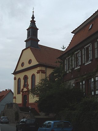 <span class="mw-page-title-main">Hemsbach</span> Town in Baden-Württemberg, Germany