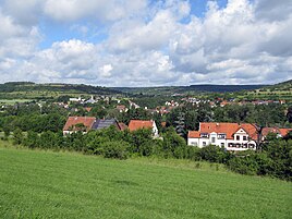 View over Herbitzheim from the east