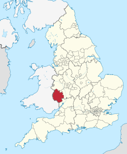 Herefordshire - Localizzazione