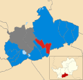 Hertsmere UK local election 2014 map.svg