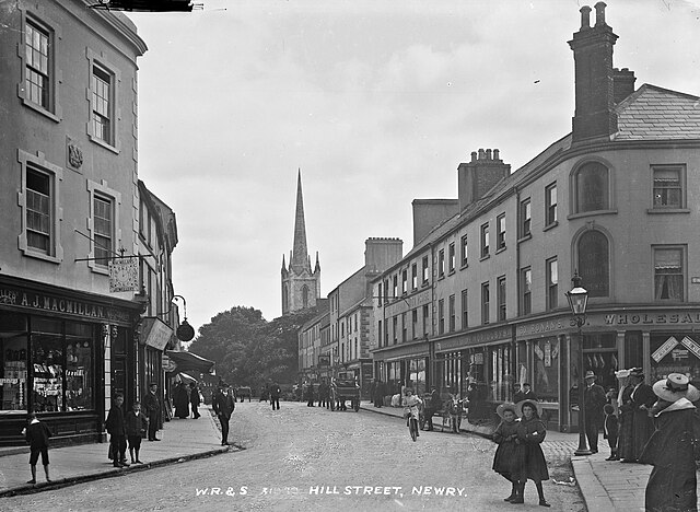 Hill Street in the early 1900s