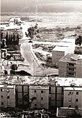 כביש 752 עובר בשכונת תל חנן בתחילת שנות ה-70 בנתיב שהיום הוא דרך השלום