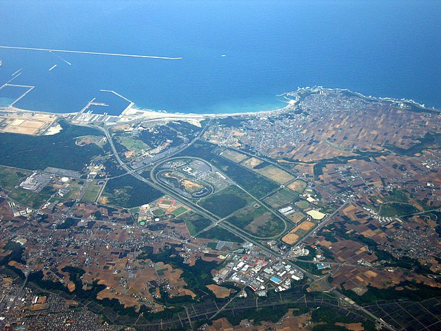 Vista aérea de Hitachinaka
