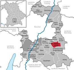 Hohenbrunn - Localizazion