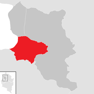 Localizarea municipalității Hohenems din districtul Dornbirn (hartă care poate fi făcută clic)