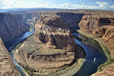 The Colorado River at Horseshoe Bend, Arizona