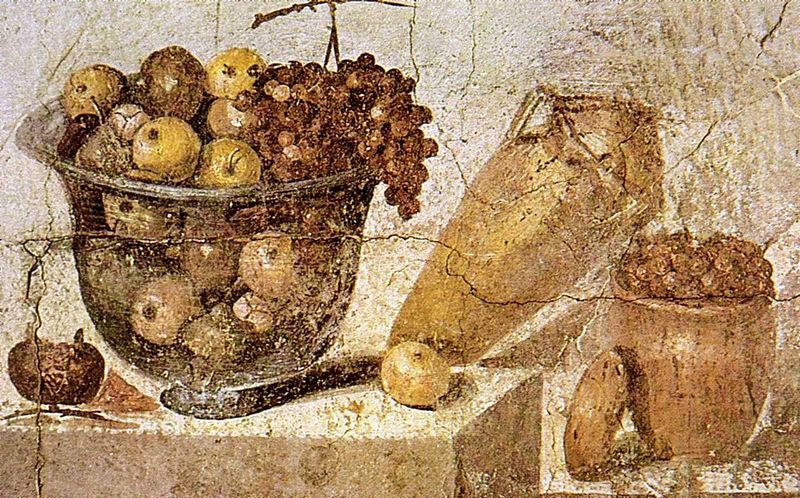 Natura morta: da Pompeii, Praedia di Iulia Felix - Conservato al MANN