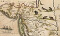 Mappa tal-Wied tax-Xmara Hudson c. 1634 (it-tramuntana fuq il-lemin)