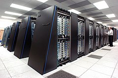 A Blue Gene/P supercomputer at Argonne National Laboratory IBM Blue Gene P supercomputer.jpg