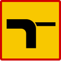 Course of the priority road