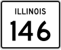 Illinois Route 146 marker