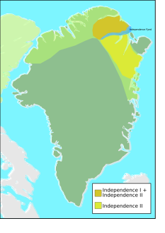 Àrees de cultura Independence I i II al voltant del fiord Independence.