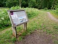 Information board at the putatively prehistoric earthworks on West Wickham Common, located between West Wickham and Hayes.