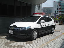 Chiba Prefectural Police's second generation Honda Insight Insight policecar.JPG