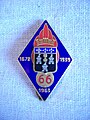 Insigne de la 1re compagnie du régiment subdivisionnaire de 1963-64. Puis du 66e BI de 1964-66.
