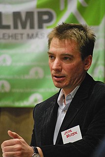 Benedek Jávor Hungarian biologist, environmentalist,  politician