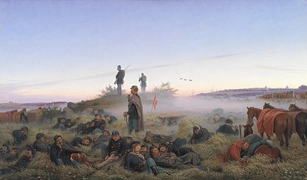 Morgenen efter slaget ved Isted (malet 1876)