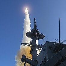 JS Haguro(DDG-180)launching SM-3 Block IB missile (November 19, 2022) JS Haguro(DDG-180)launching SM-3 Block IB. Hawaii, Nov 19, 2022.jpg