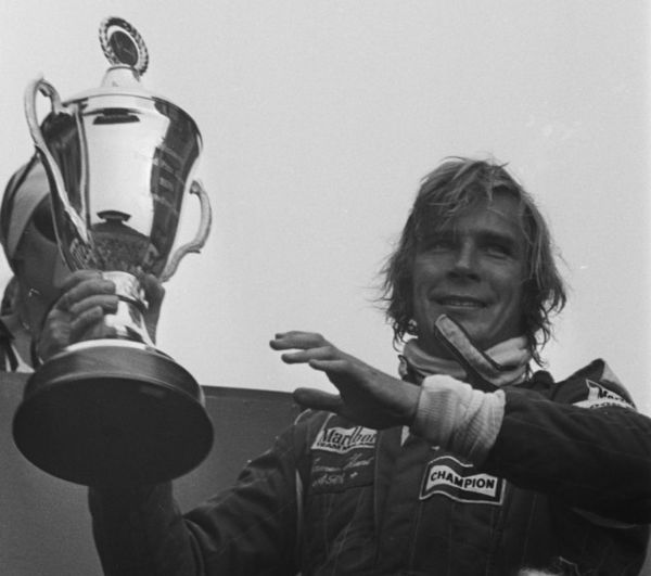 Briton James Hunt won the World Championship of Drivers, driving for McLaren