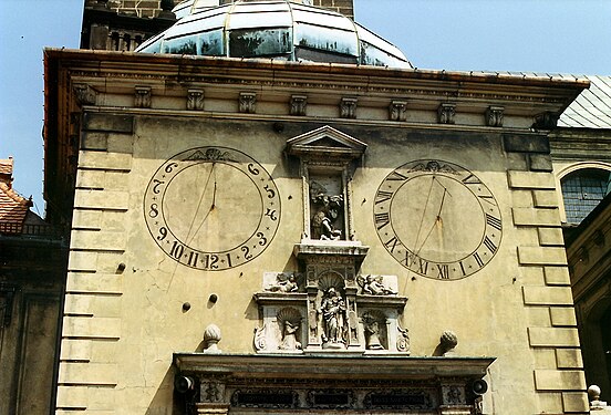 Sundials at Jasna Góra, Częstochowa, Poland