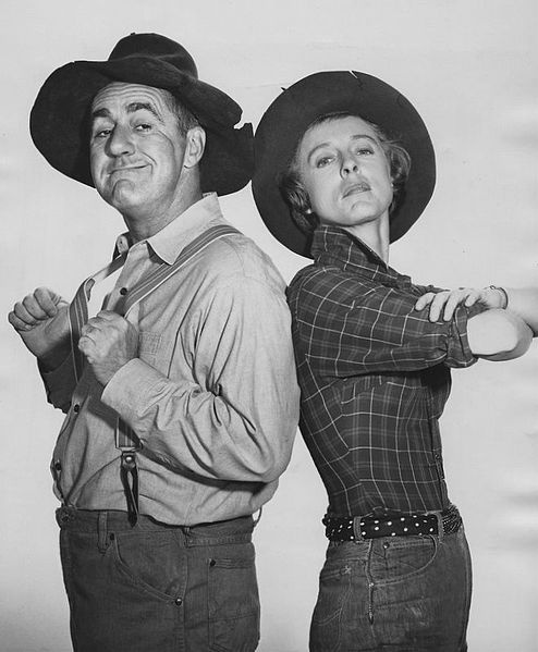 Backus in a guest appearance on The Beverly Hillbillies, with Nancy Kulp (1963)