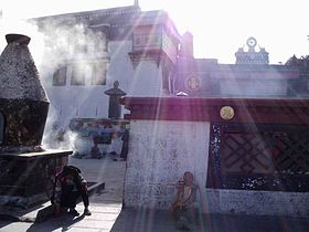 Incense Burner in Front of Jokhang