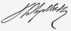Josef Václav Myslbek, podpis (z wikidata)