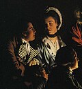 Thumbnail for File:Joseph Wright of Derby. An Experiment on a Bird in the Air Pump. Detail. Woman.jpg