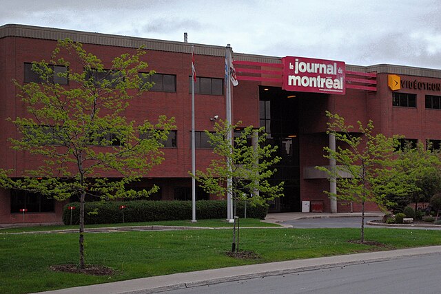 The headquarters of Le Journal de Montréal.